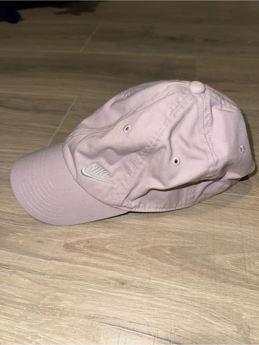 Nike Light Pink Embroidered Swoosh Baseball Cap
